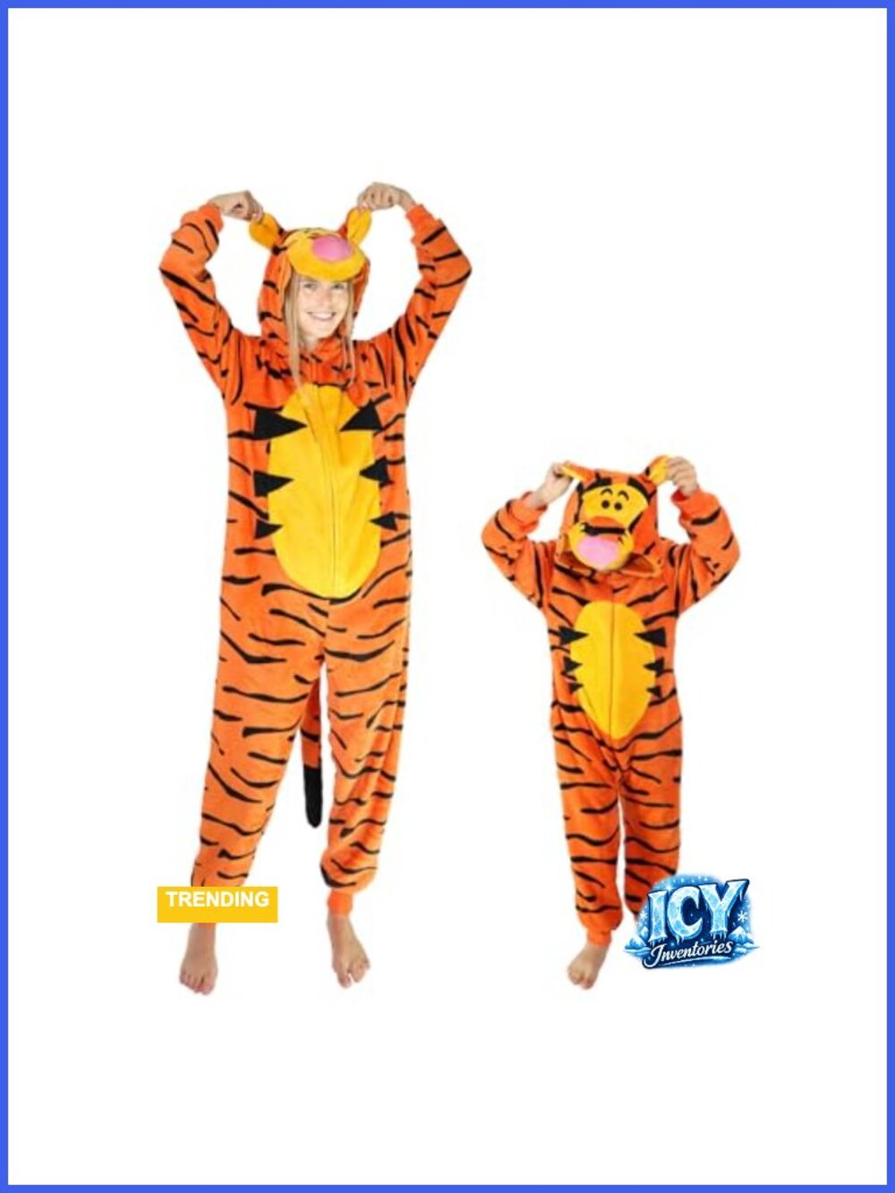 Slim Fit Plush Animal Onesie Costume Unisex One Piece Pajamas